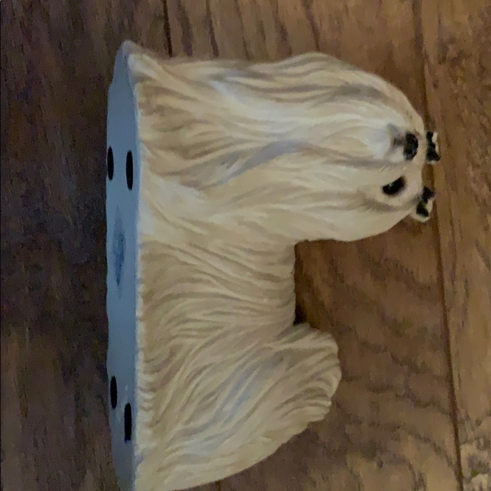 Maltese dog figure